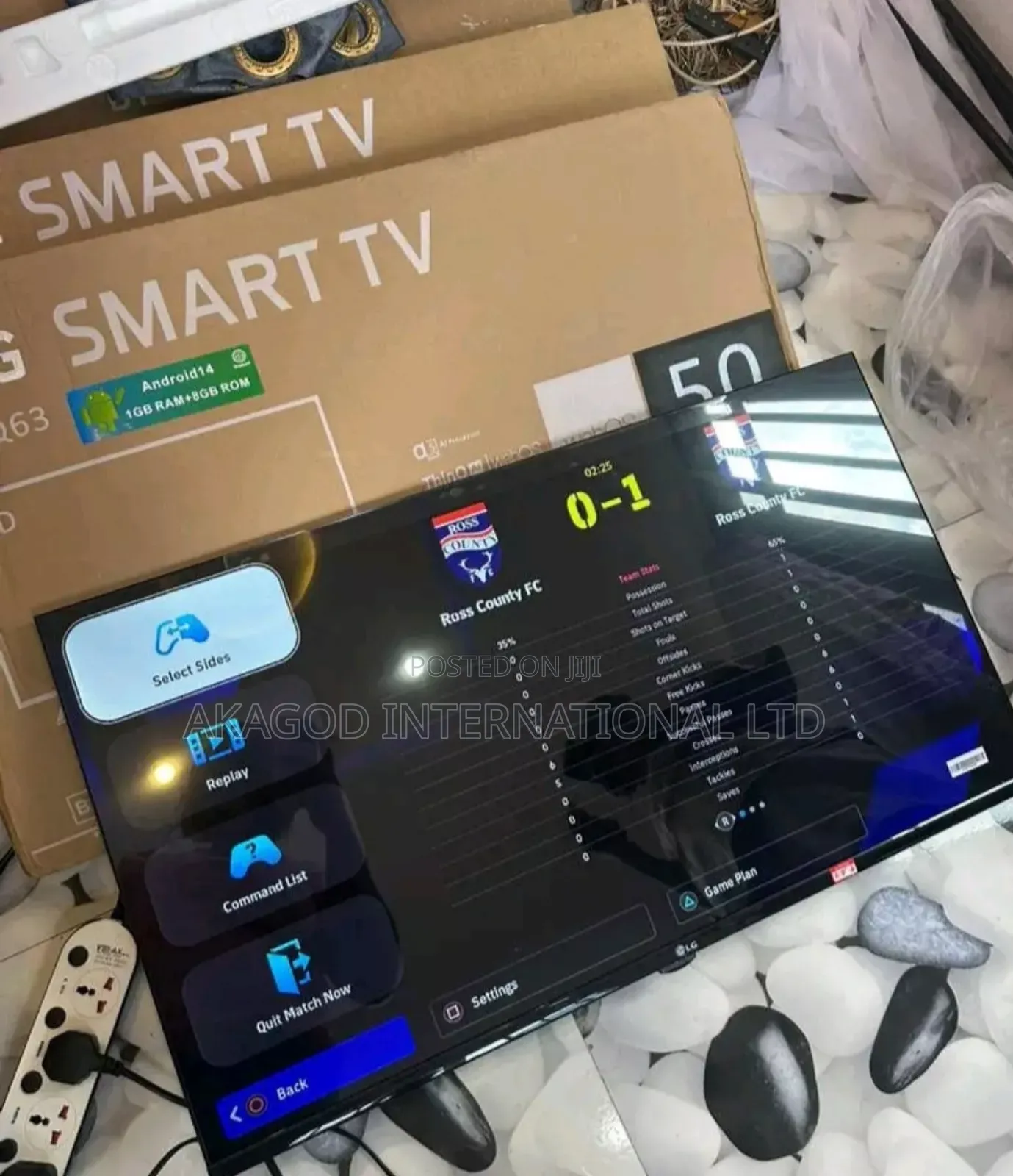 50inches Smart Lg Tv With 8gb Tom Smart Android