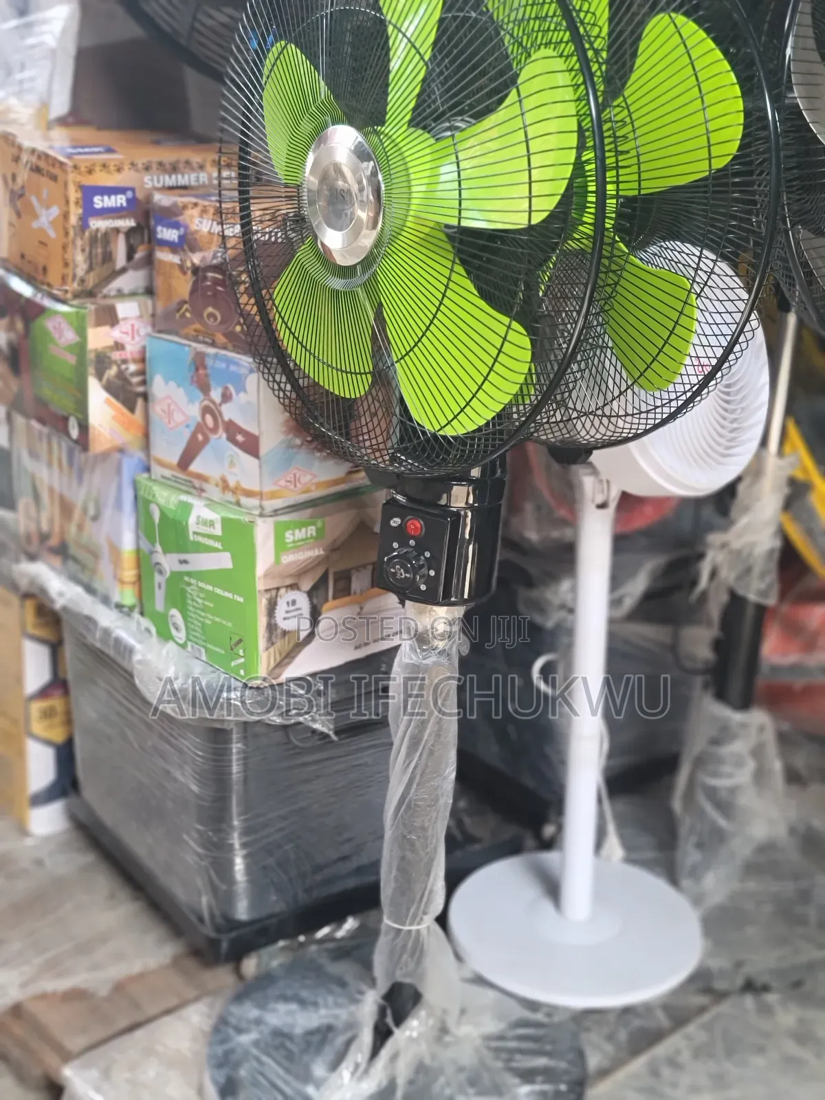 18"Inches Dual Double Head Standing Fan