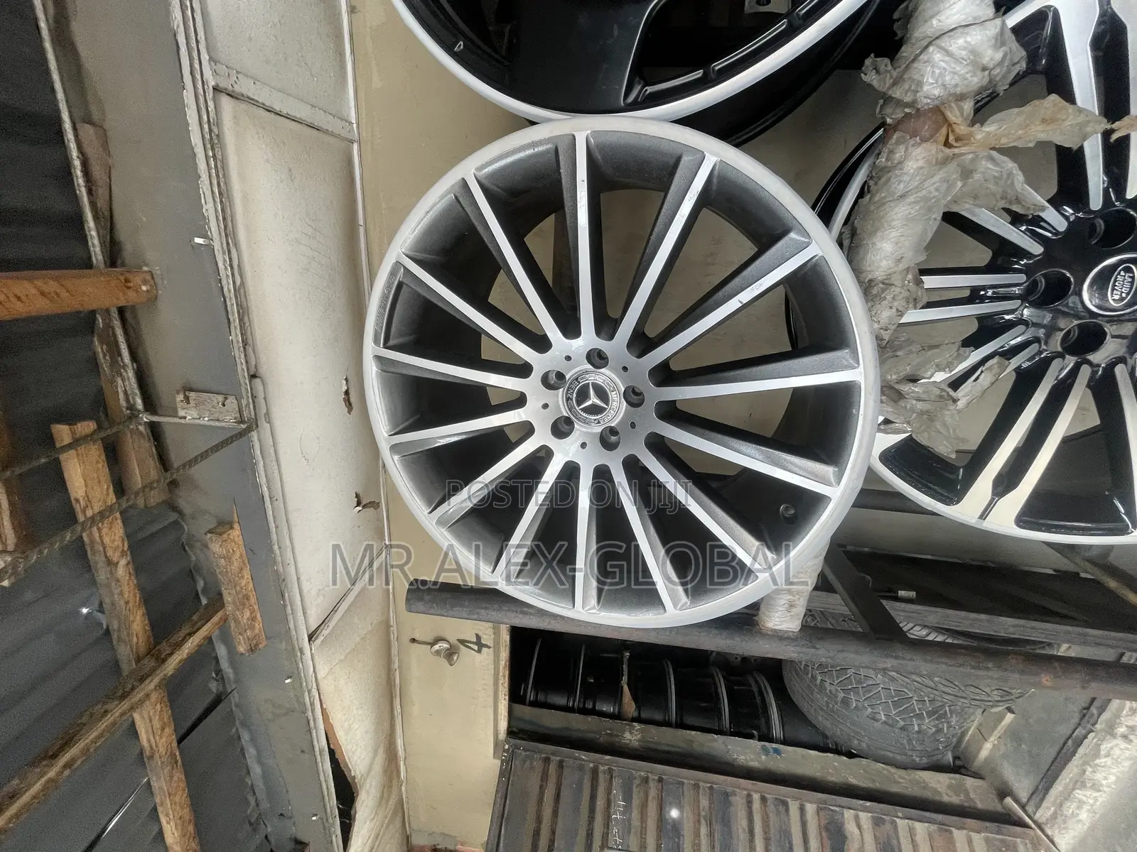 22 Inches Original Gle Cube Mercedes Rim Front and Back