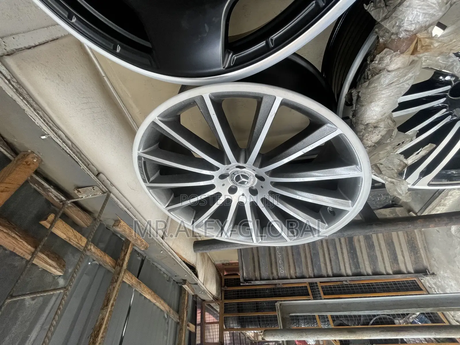 22 Inches Original Gle Cube Mercedes Rim Front and Back