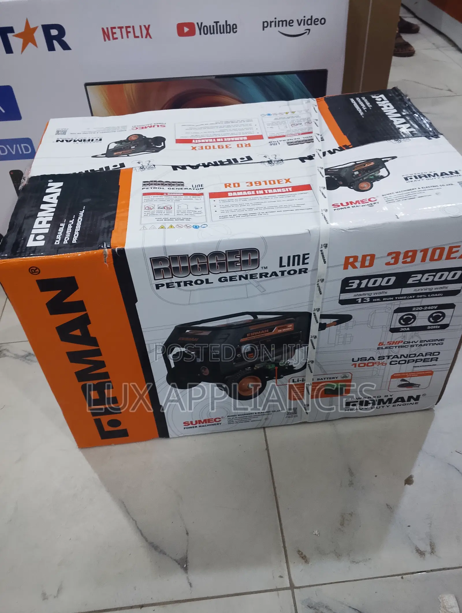 Durable Build for Long Use – Sumec Firman Rd3910 Generator