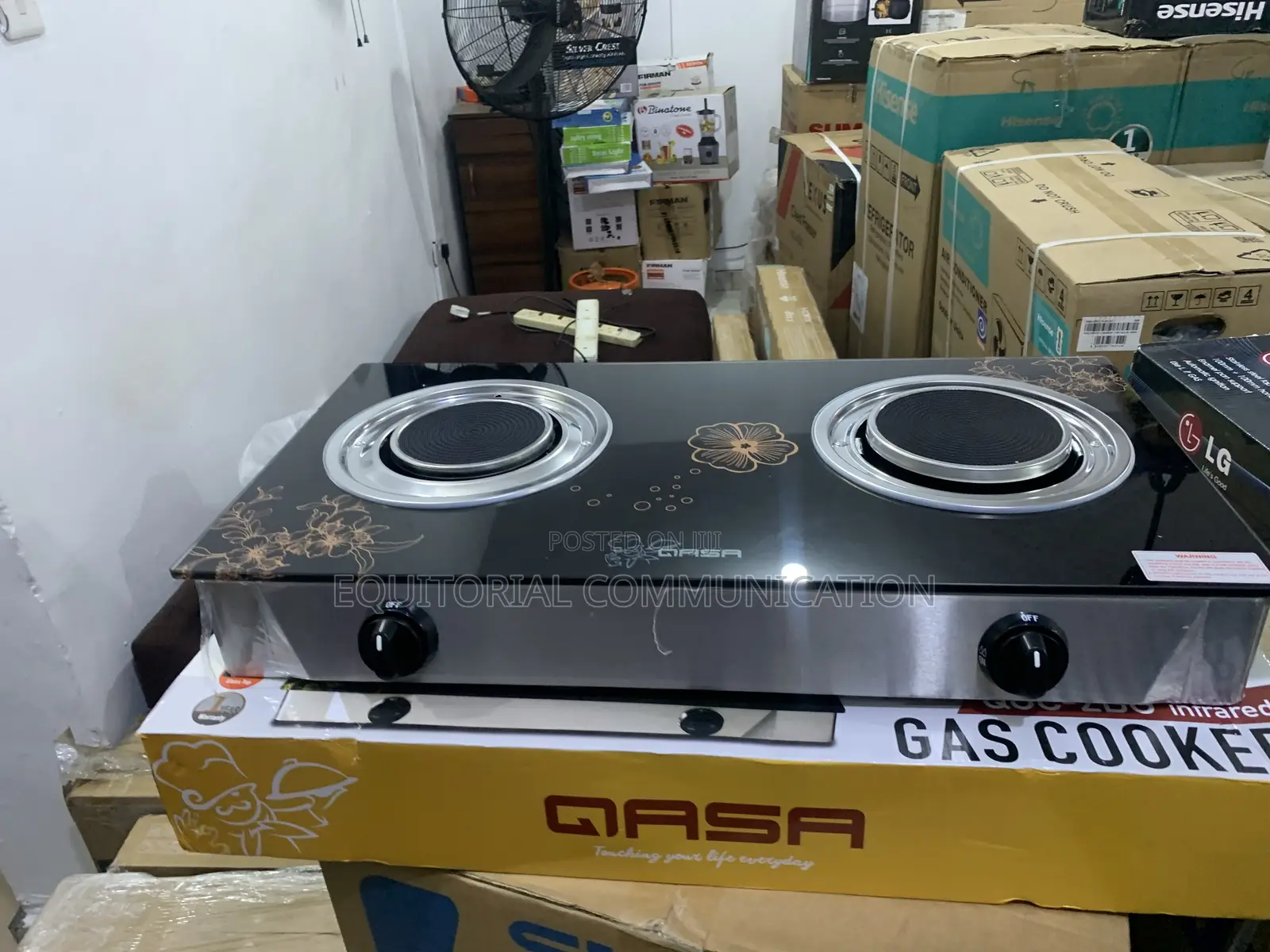 Qasa QGC-2bg Energy-Saving Gas Cooker