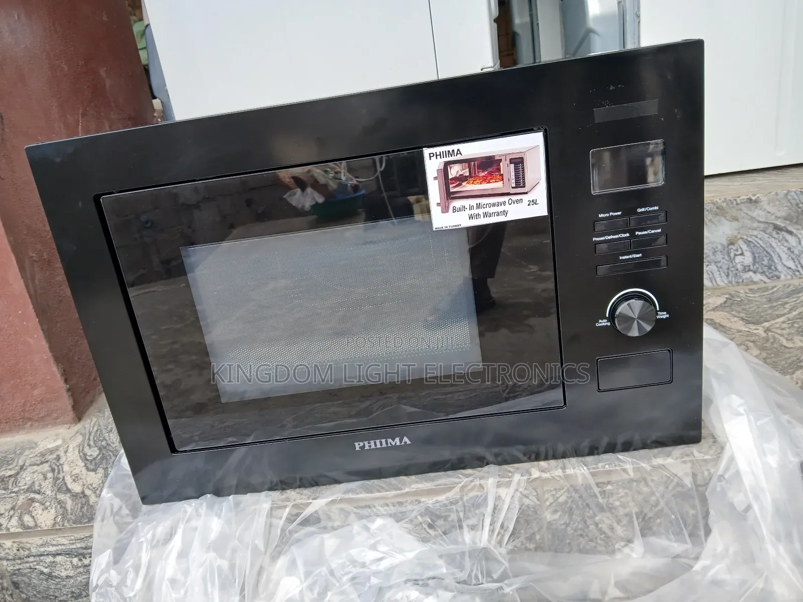 Phima Luxury Inbuilt Microwave With Grill 25liters.