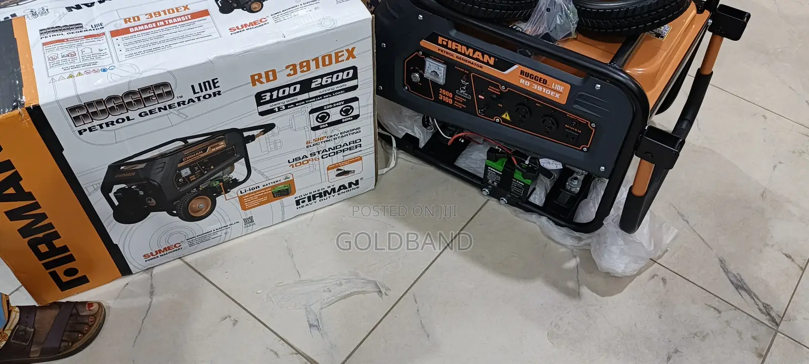 Sumec Firman 3.1kva Rd3910ex Backup Power Generator