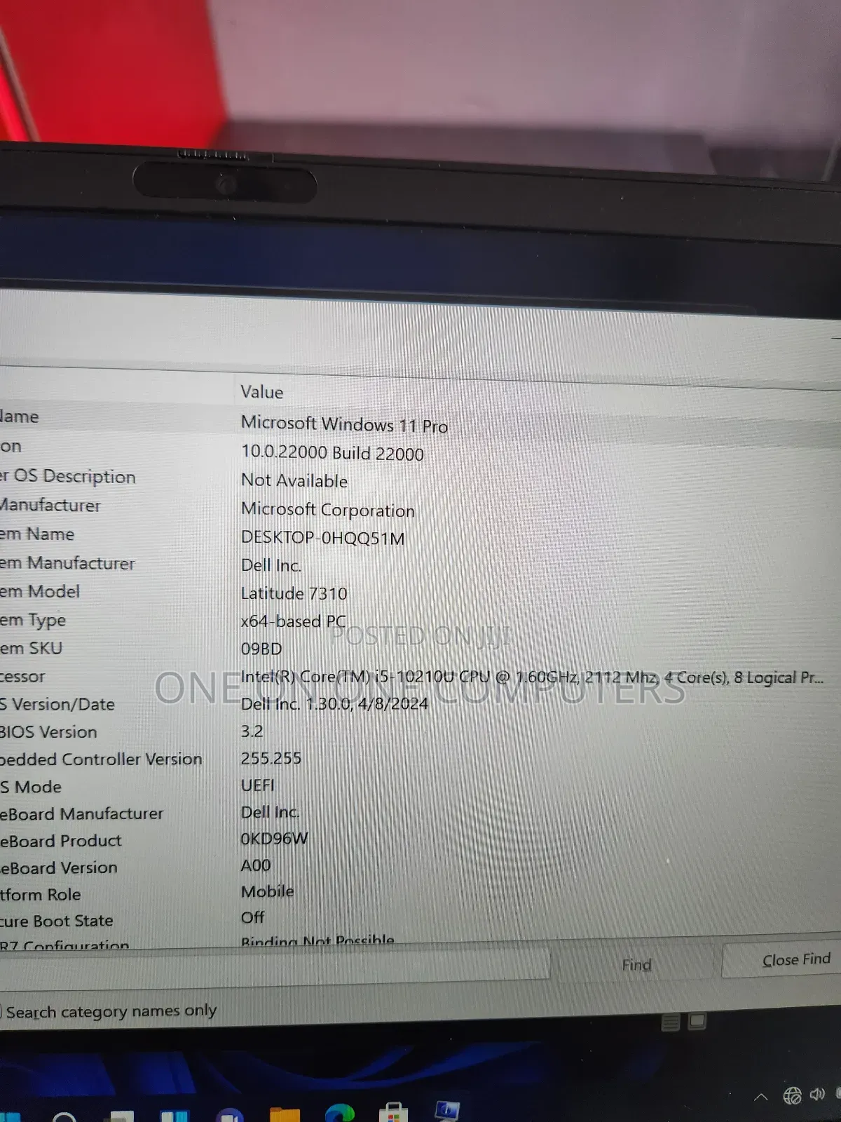Laptop Dell Latitude 5310 16GB Intel Core I5 SSD 256GB