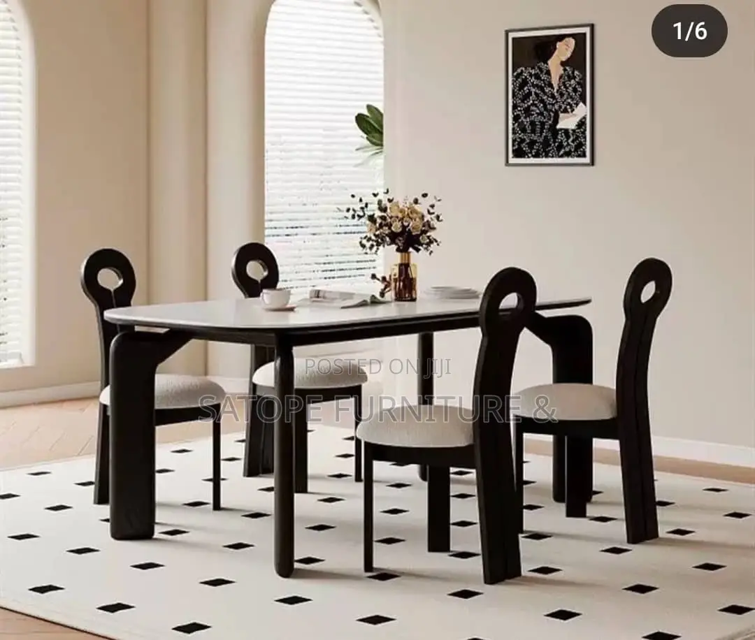 Elegant Design Dining Table and Chairs.