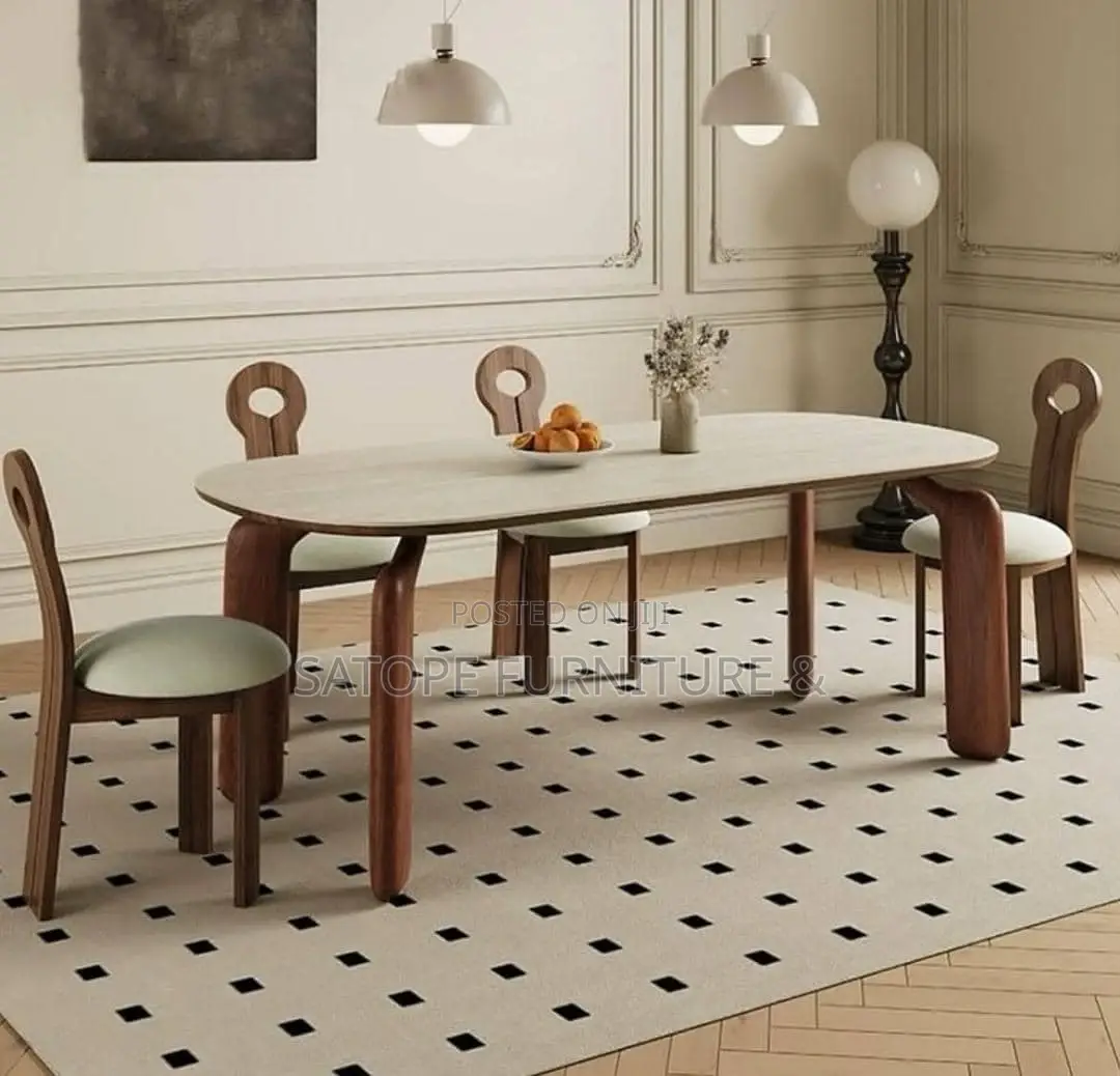 Elegant Design Dining Table and Chairs.