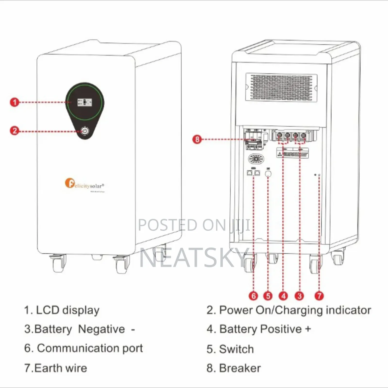 12.5kwh 46v 250ah Lithium Ion Battery (Lpba48250)