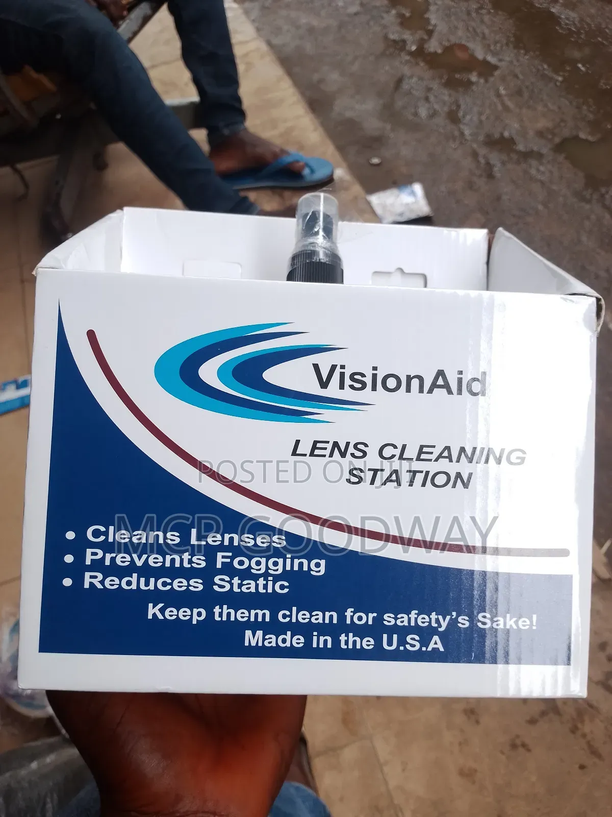 Lens Cleaning Station Visionaid
