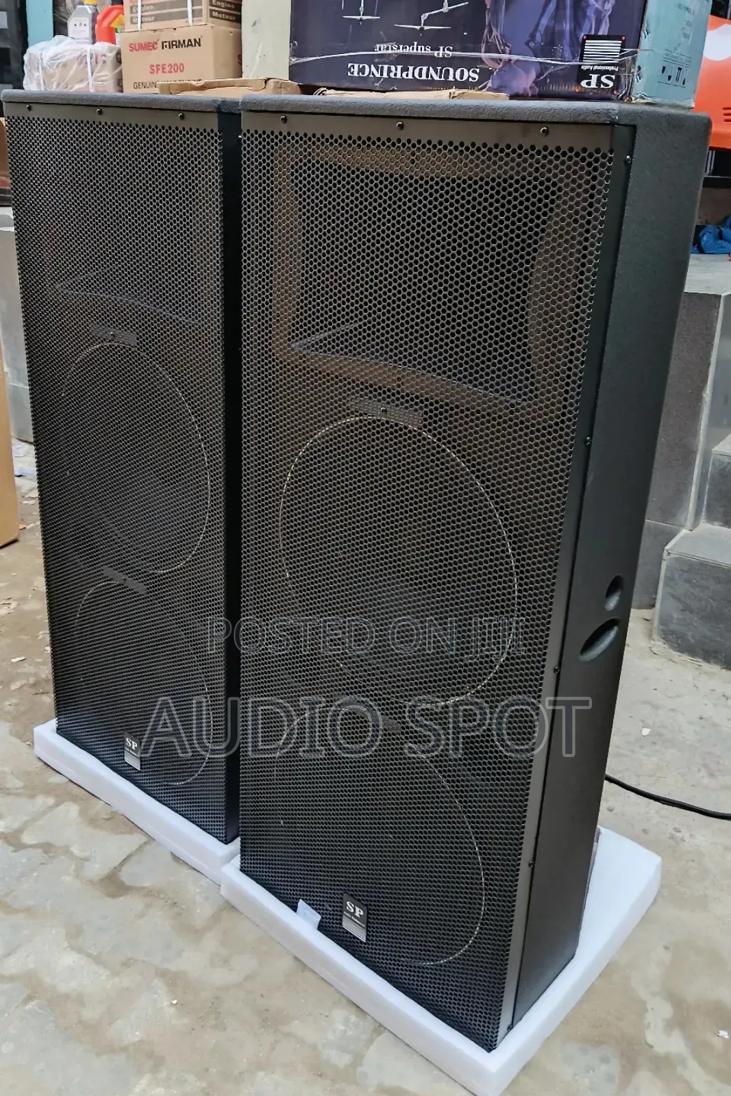 Sound Prince Sp-219 Professional Double Full Range Loudspeaker