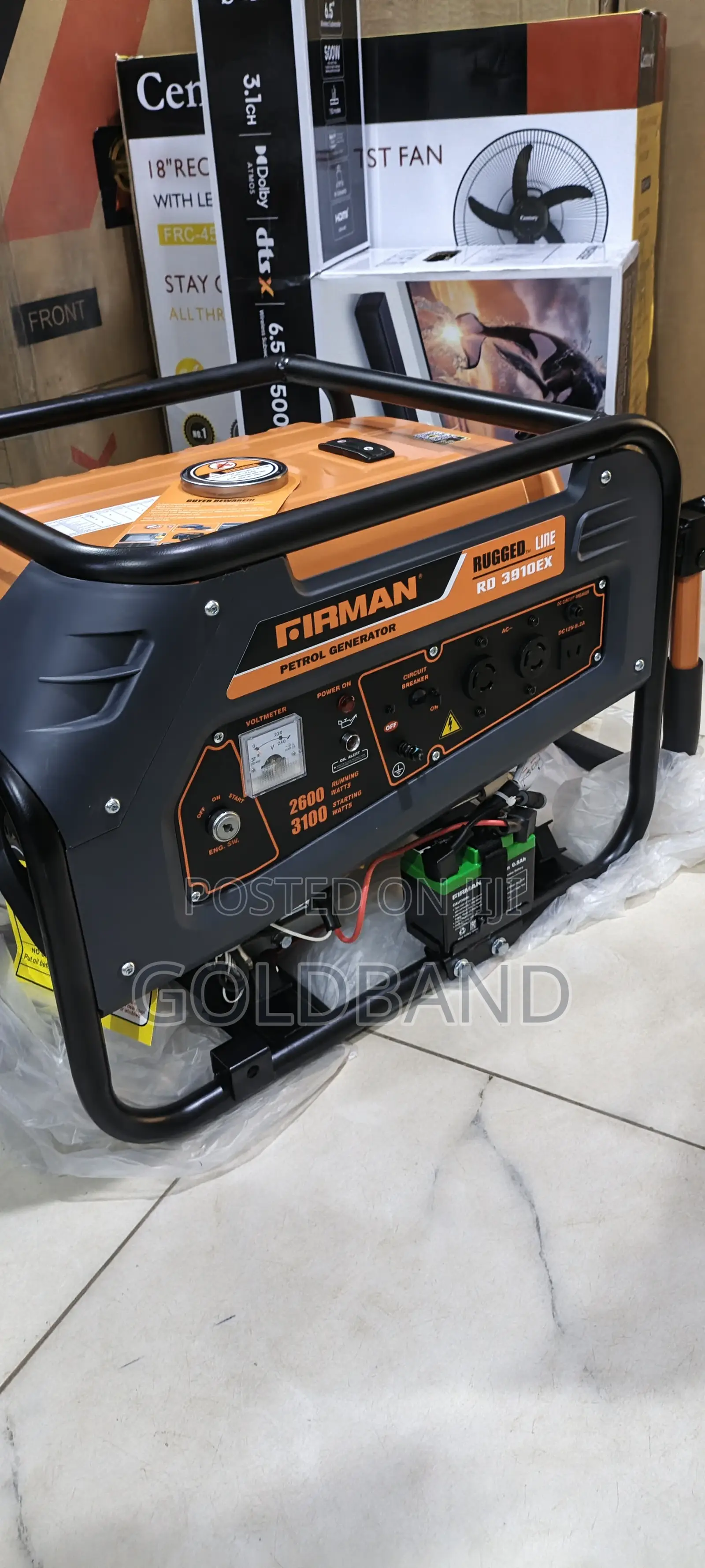 Sumec Firman Rd3910ex 3.1kva Portable Petrol Generator