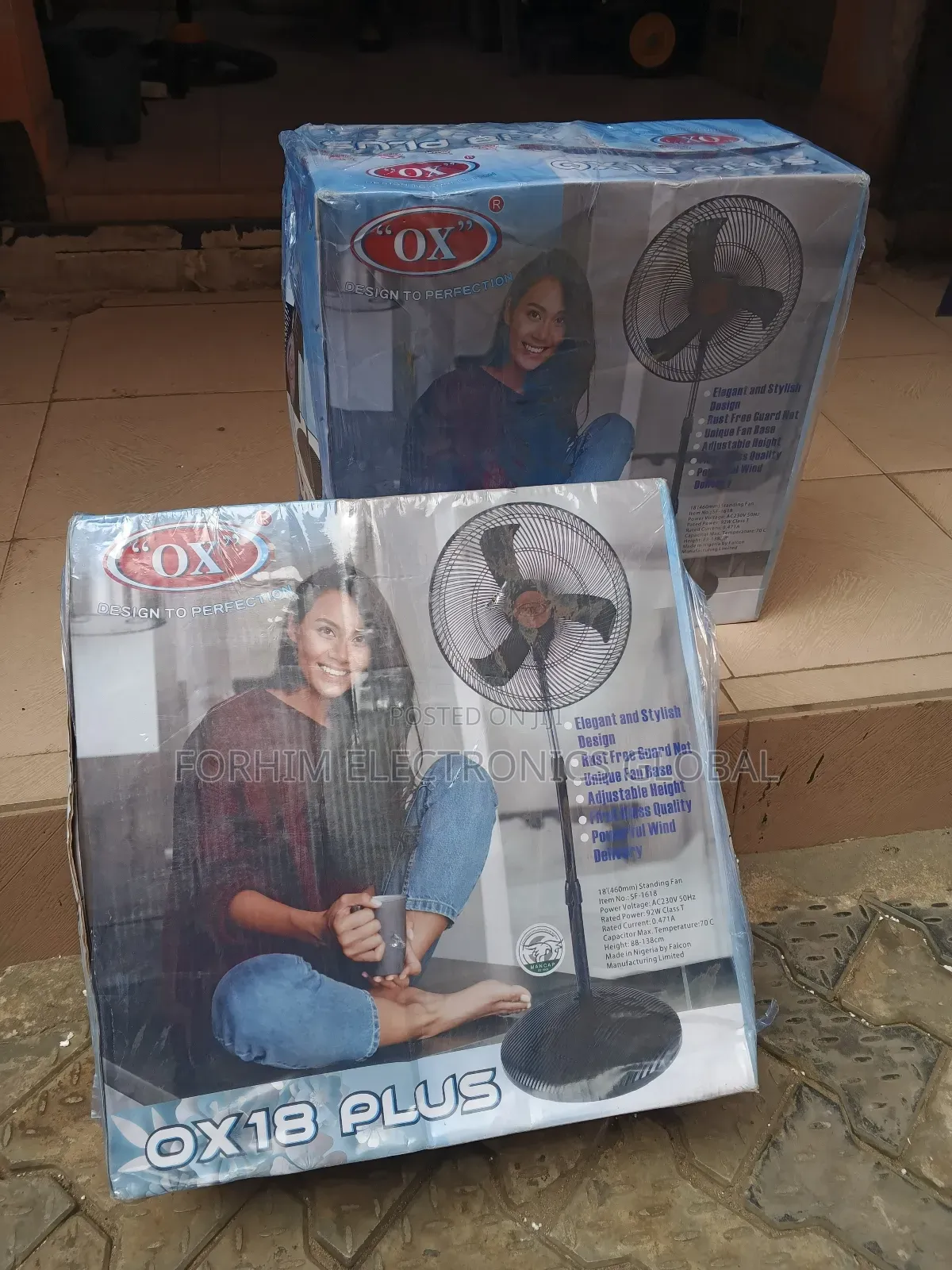 Ox Plus 18inches Standing Fan