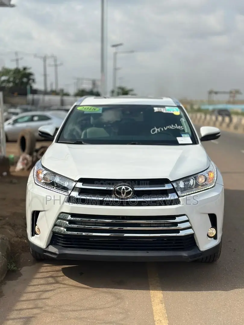 Toyota Highlander Limited 4x2 V6 (3.5L 6cyl 8A) 2018 White