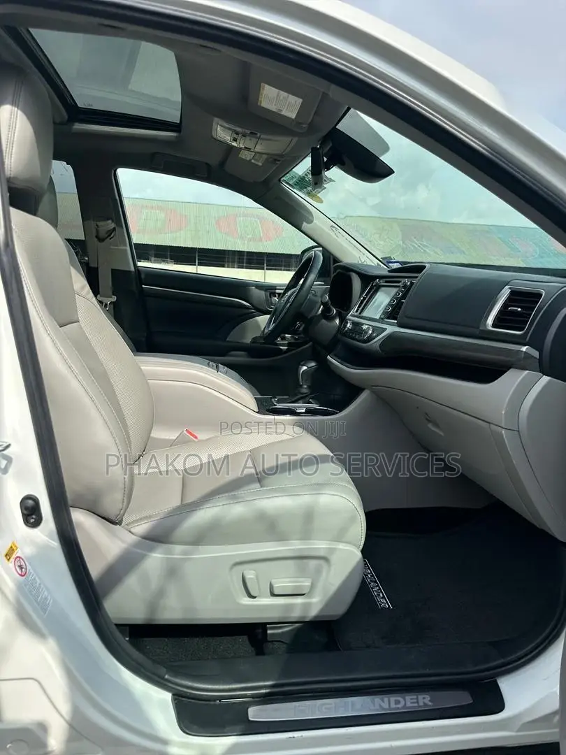 Toyota Highlander Limited 4x2 V6 (3.5L 6cyl 8A) 2018 White