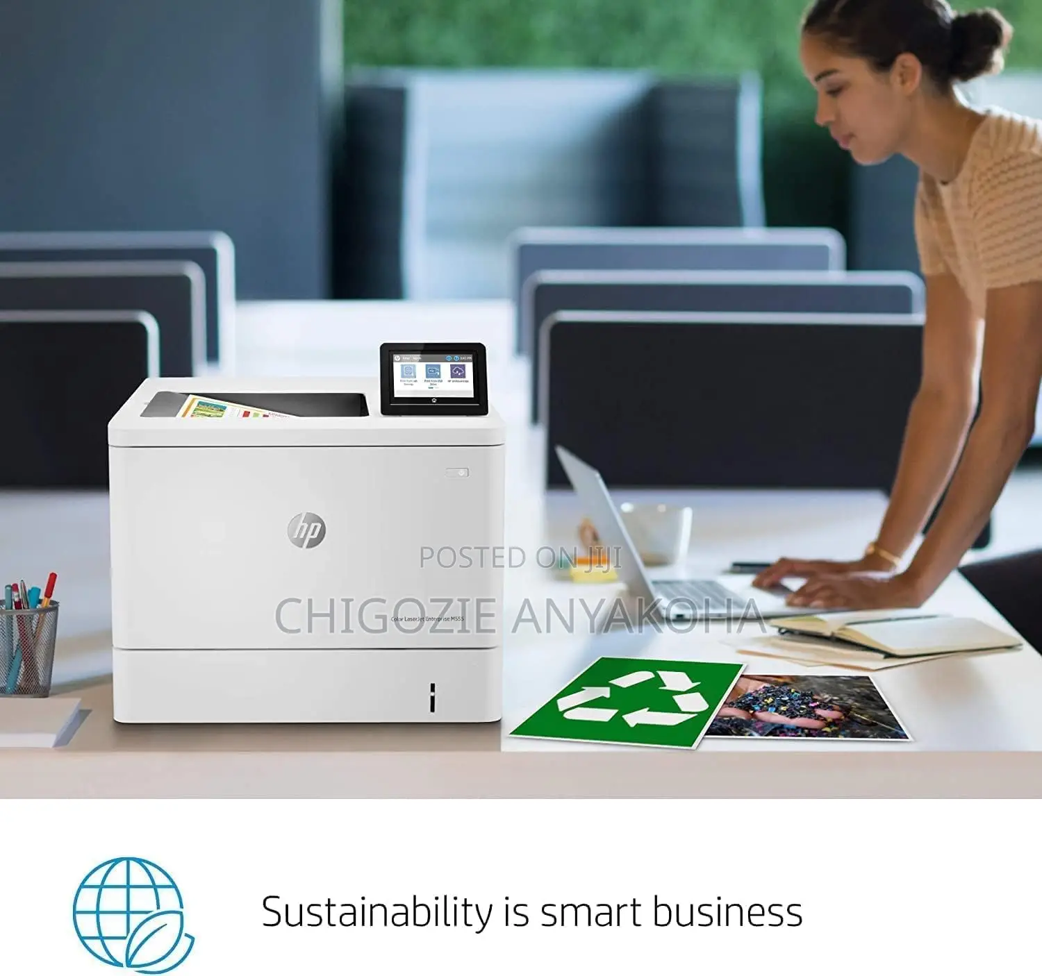 Hp Laserjet Enterprise M555dn Colour Laser Printer,