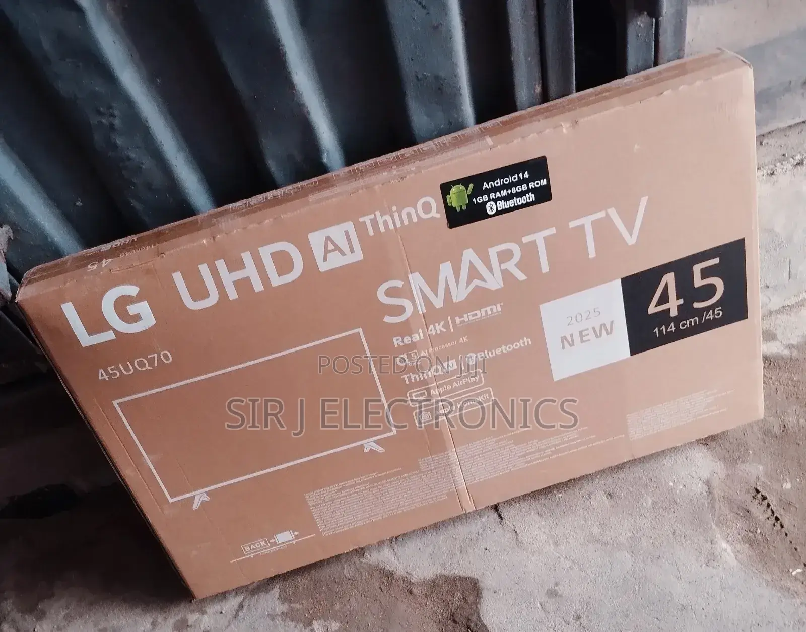 Lg 45" Smart 4k Uhd Tv + Netflix + Youtube + Bluetooth + Warranty