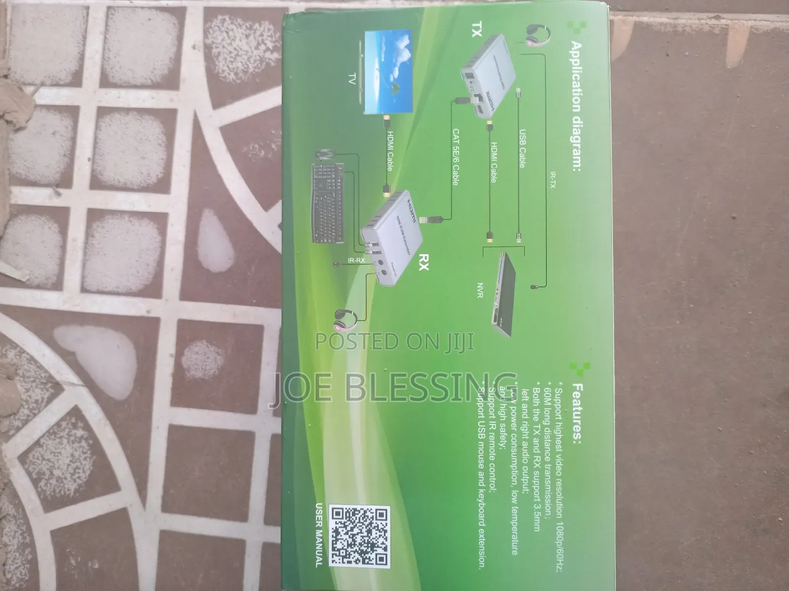 Hdmi 6om KVM Extender With Audio
