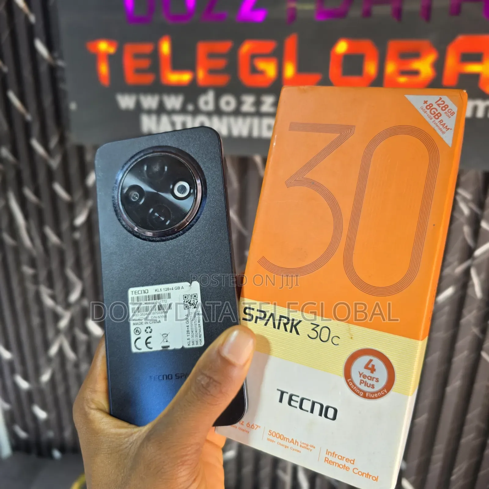 Tecno Spark 30C 128 GB Black