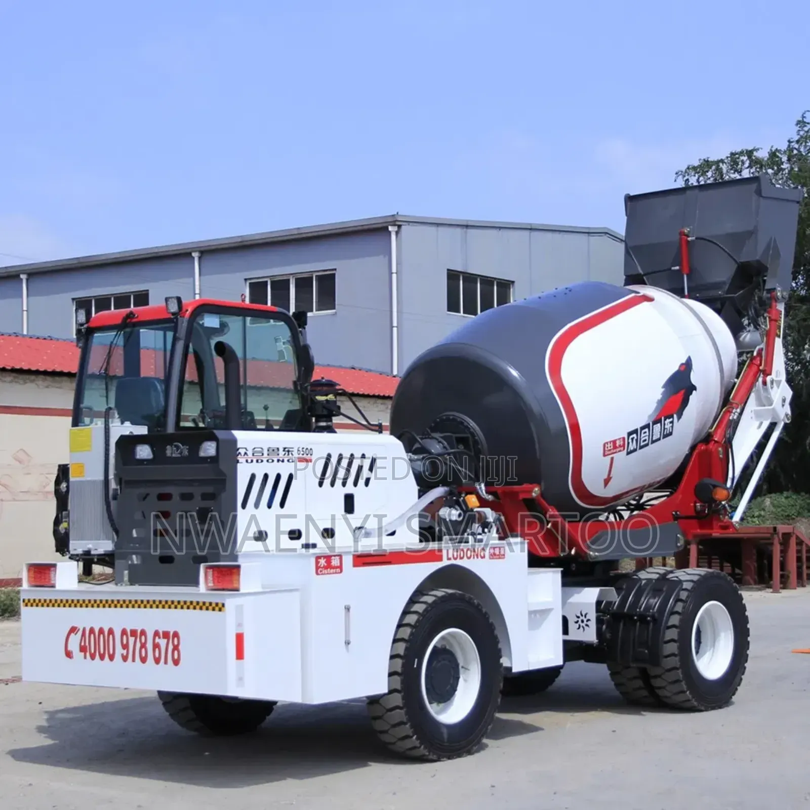 Self Load Mobile Concrete Mixer 6cubic