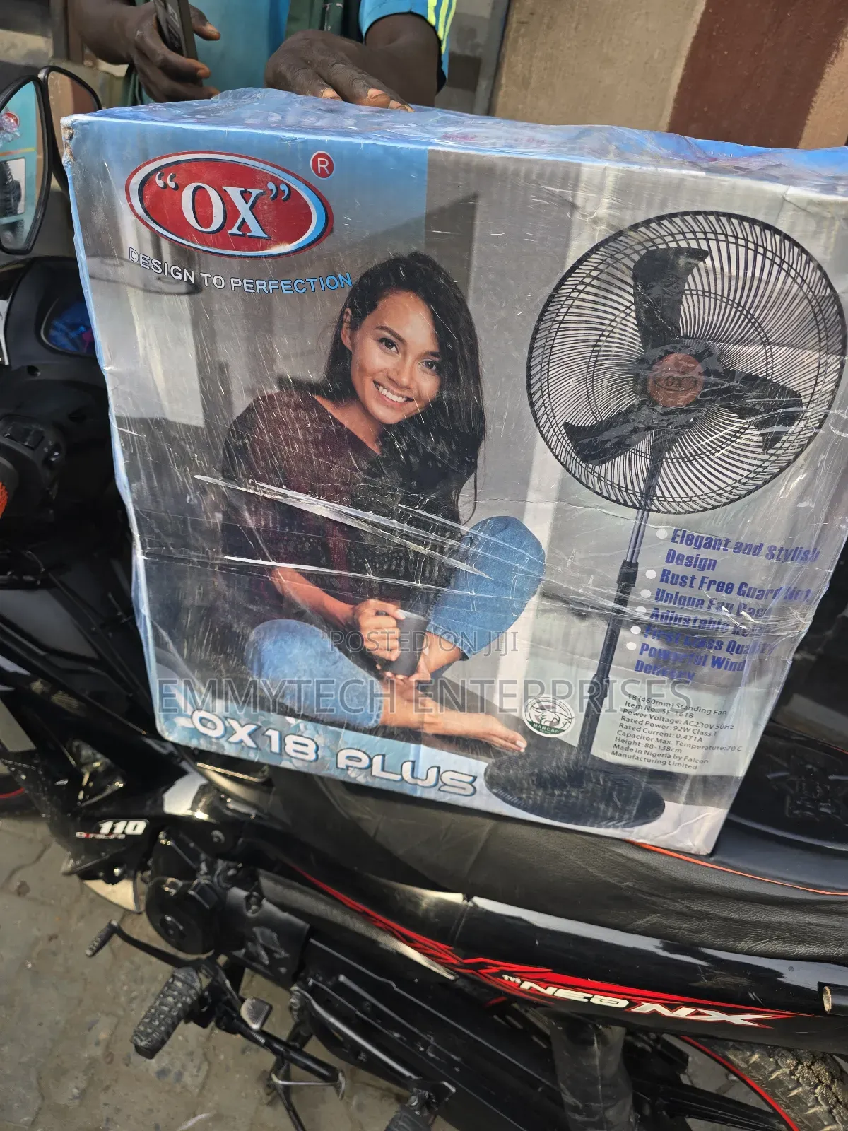 18inch Ox Standing Fan With Warranty
