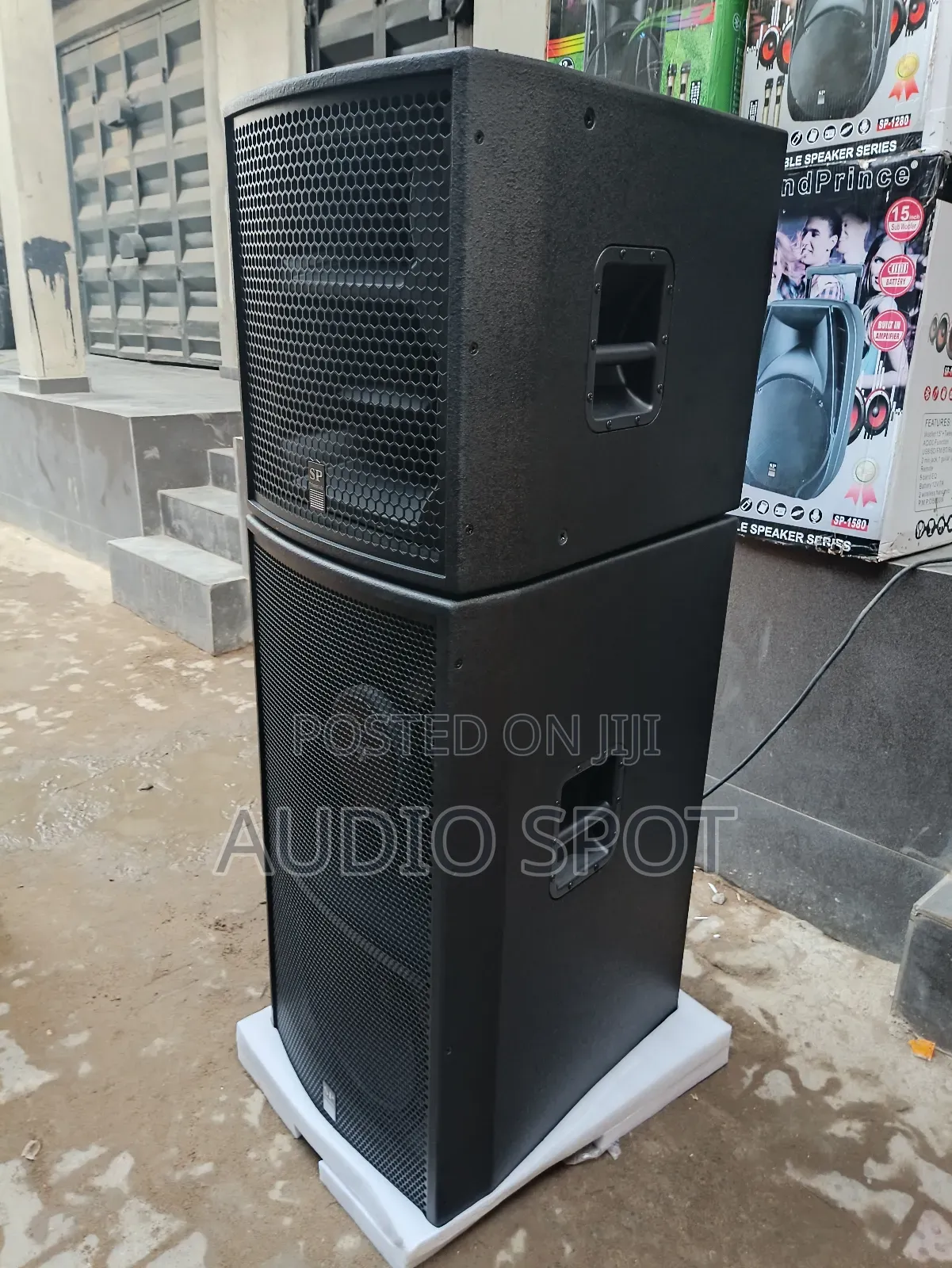 Sound Prince Sp-314a/B Professional Double Full Range Loudspeaker