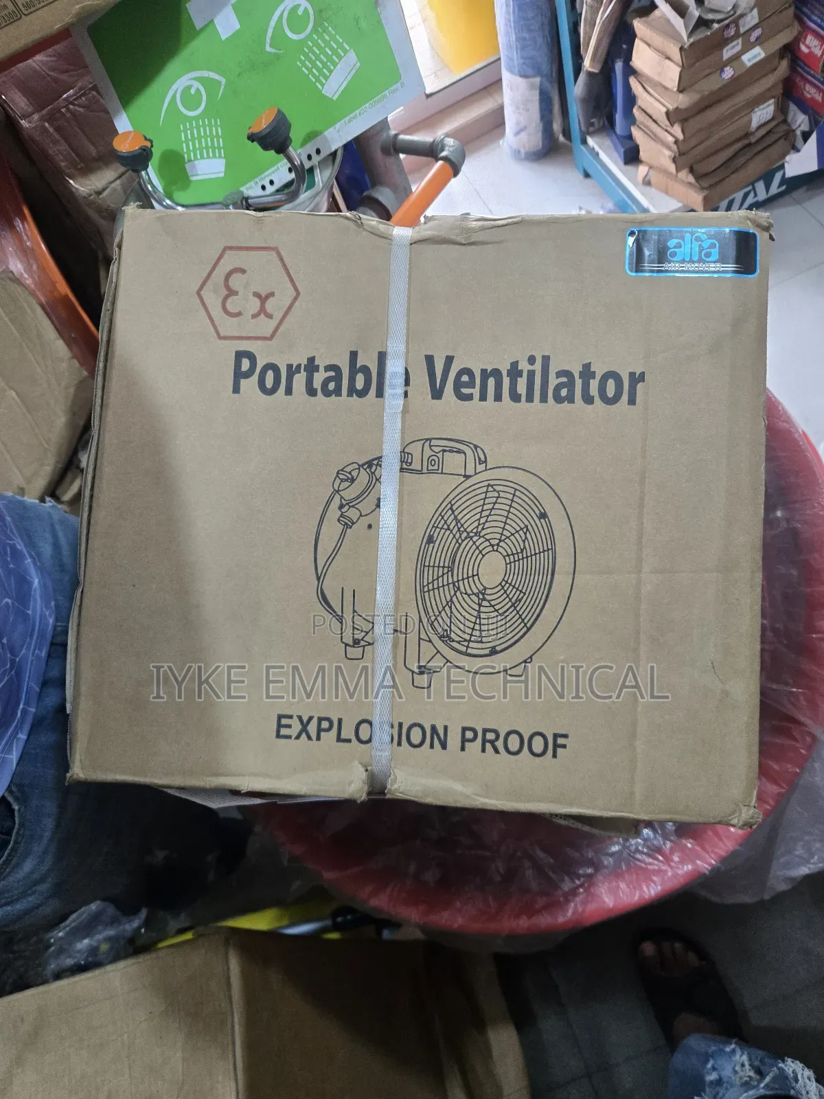 Portable Atex Fan 400mm / 16" With 10meters Duct