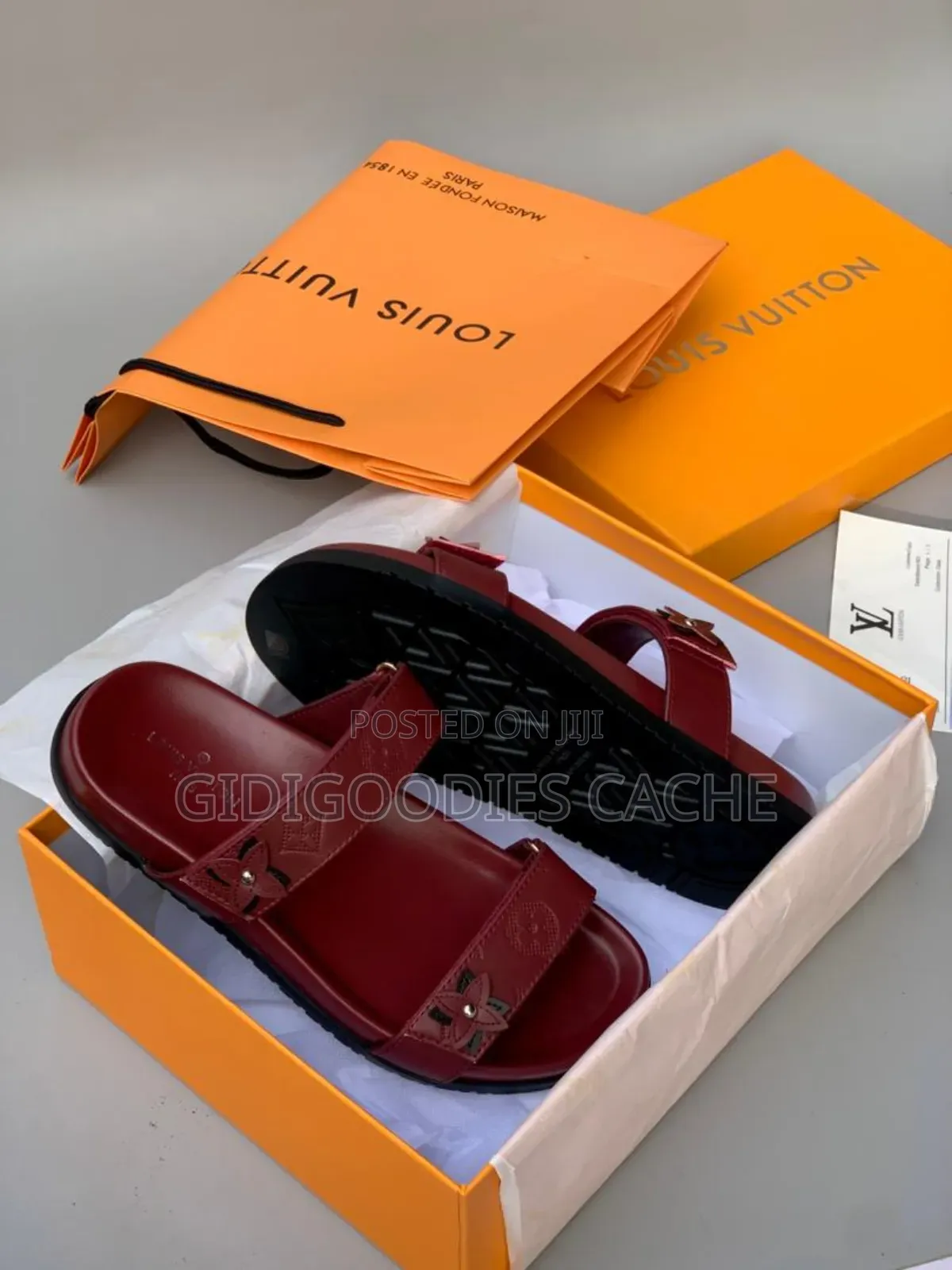 Lv Adorned Slides for Women