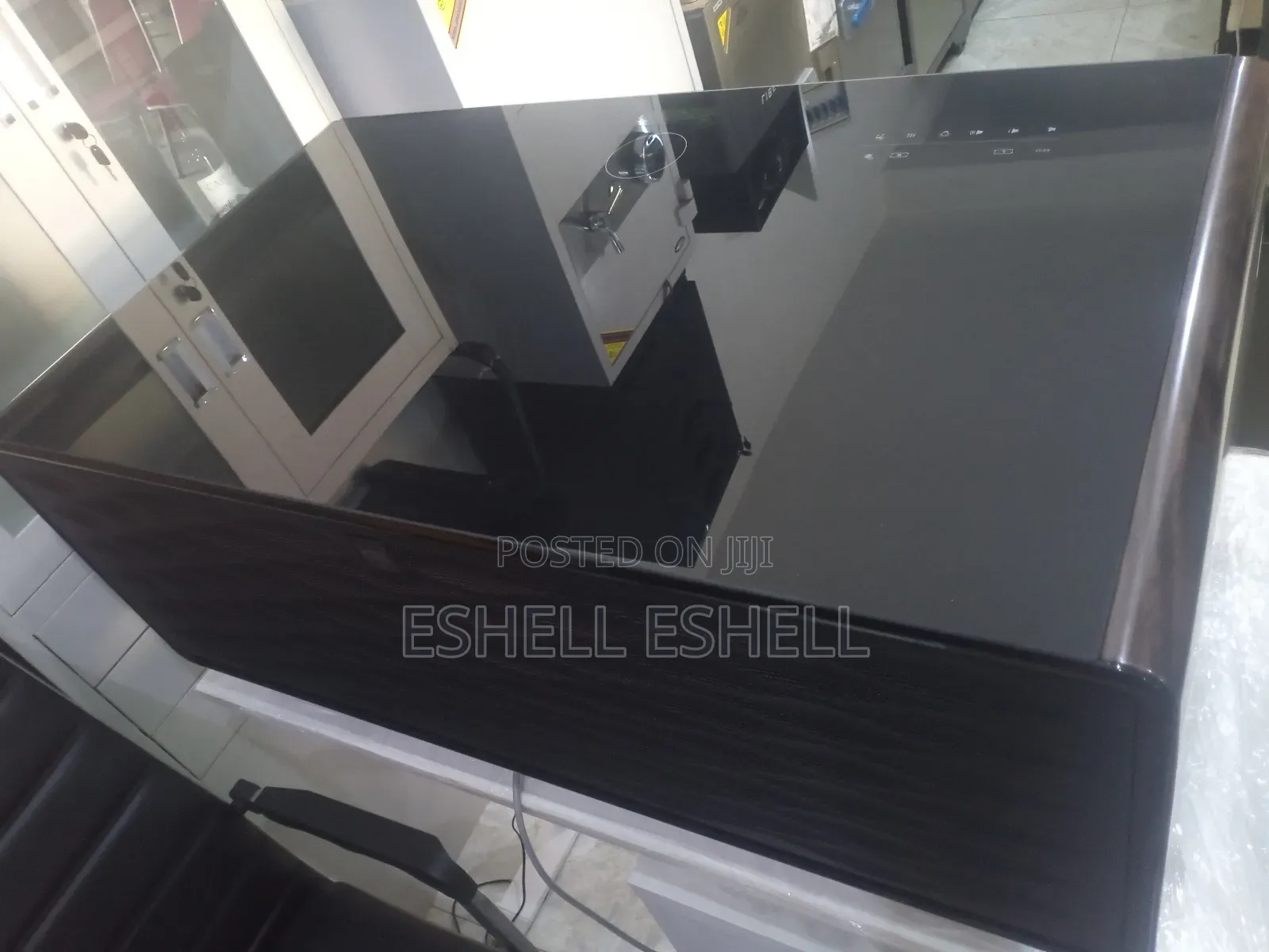 Smart Center Table With Built in Fridge and Wireless Charging Ports