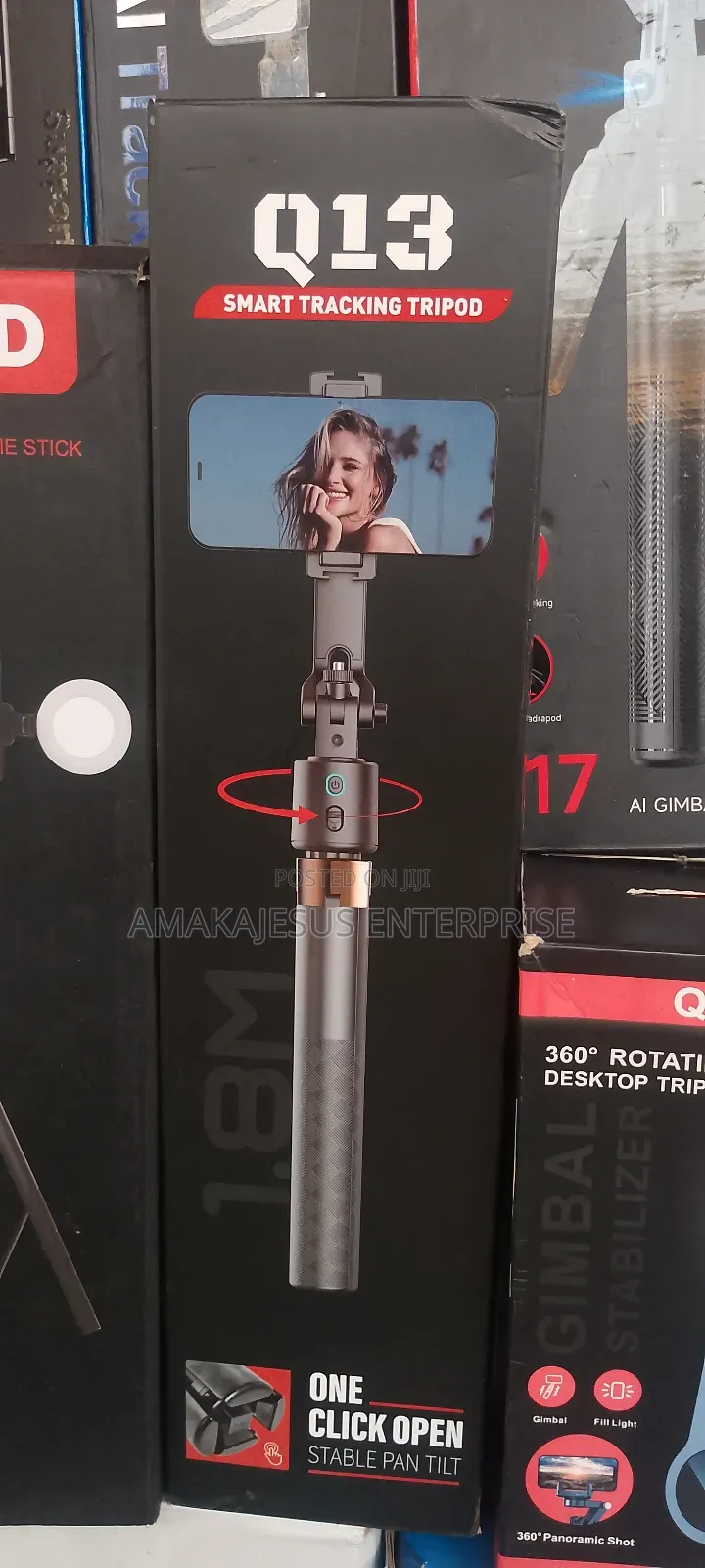 Q13 Smart Follow Selfie Stick. It Is a Selfie Stick, Tripod,