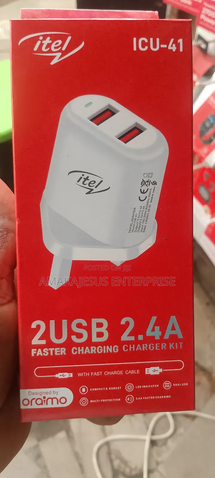 Itel Charger Icu Fast Charging 41