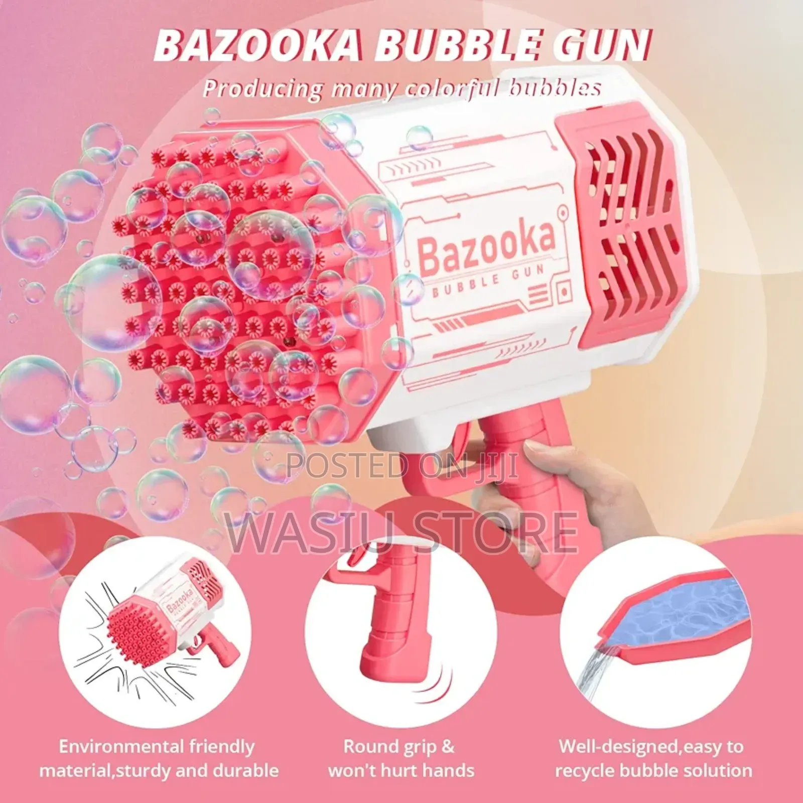 69 Holes Bazooka Bubble Gun