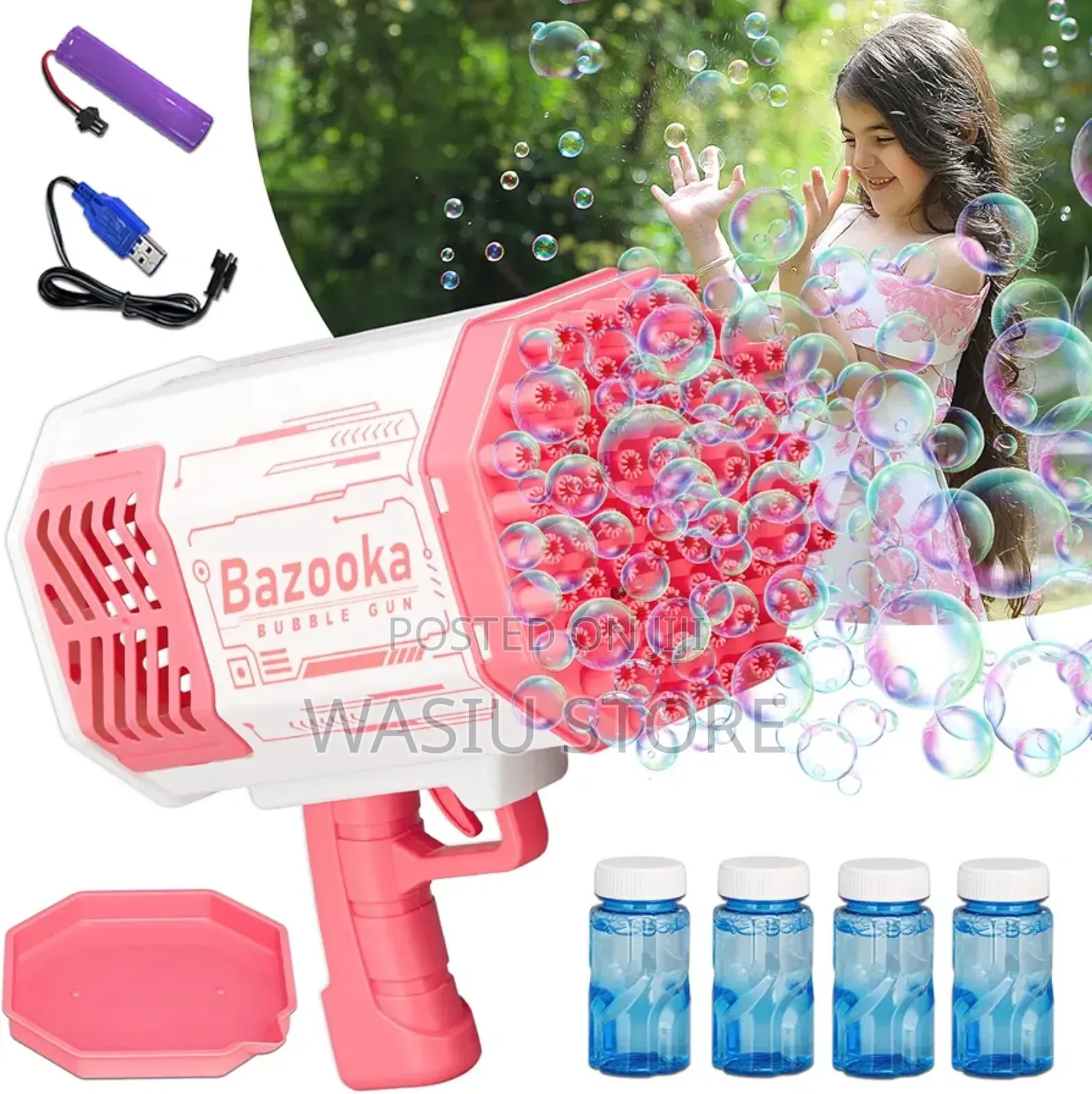 69 Holes Bazooka Bubble Gun