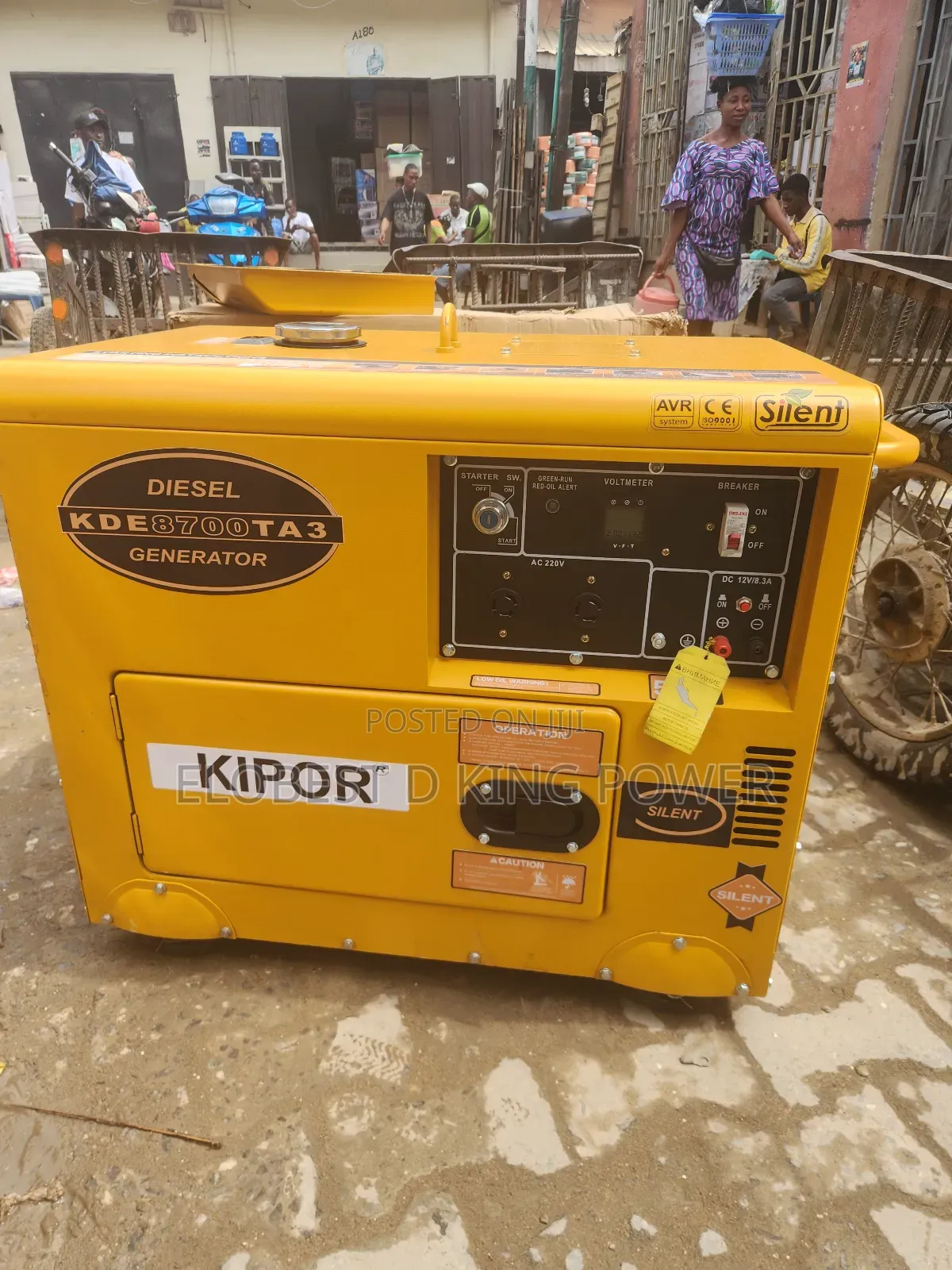 10kva Kipor Diesel Generator 100% Pure Copper Coil