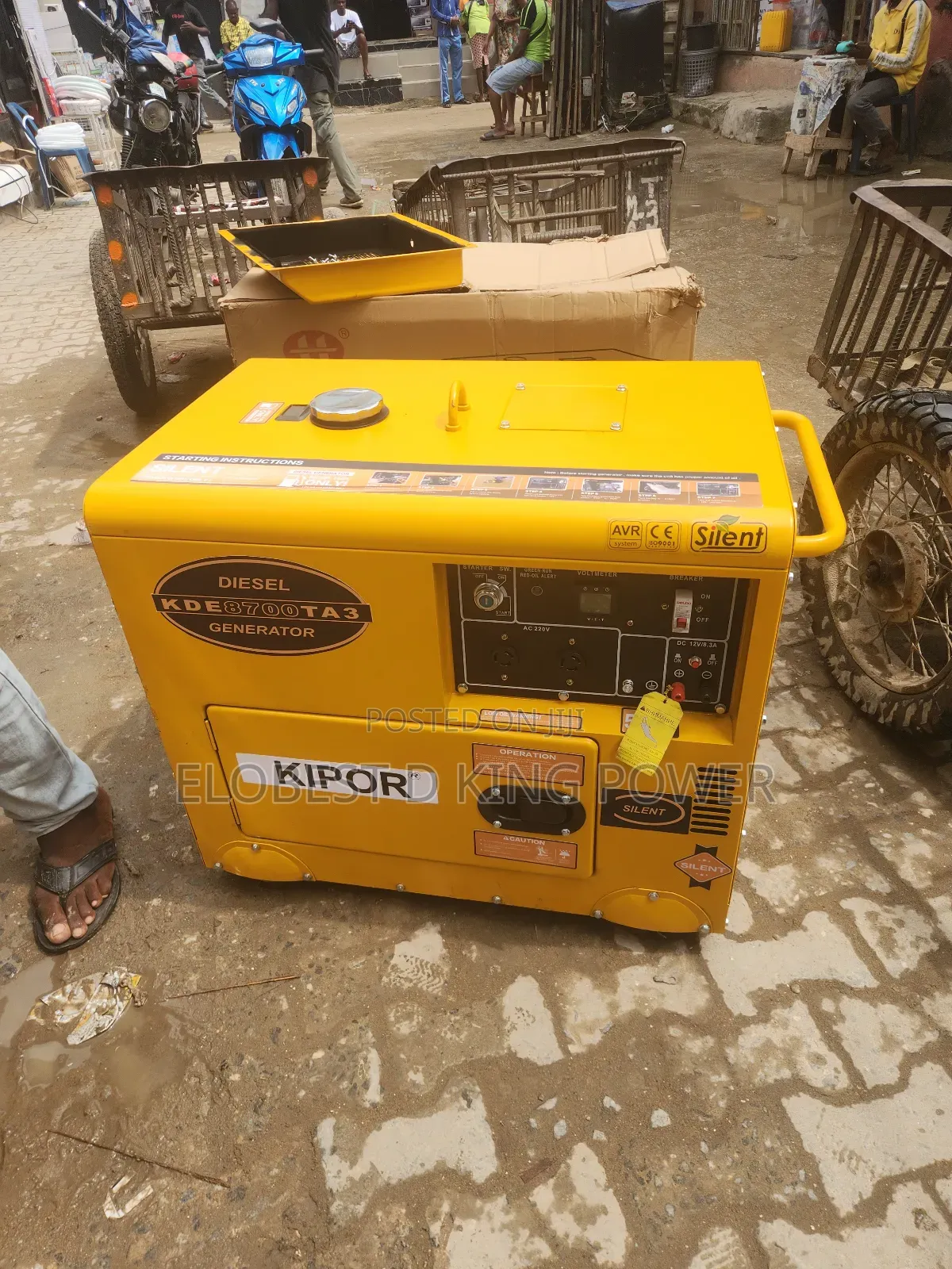 Kipor Diesel Generator Soundproof With 100% Pure Copper Coil