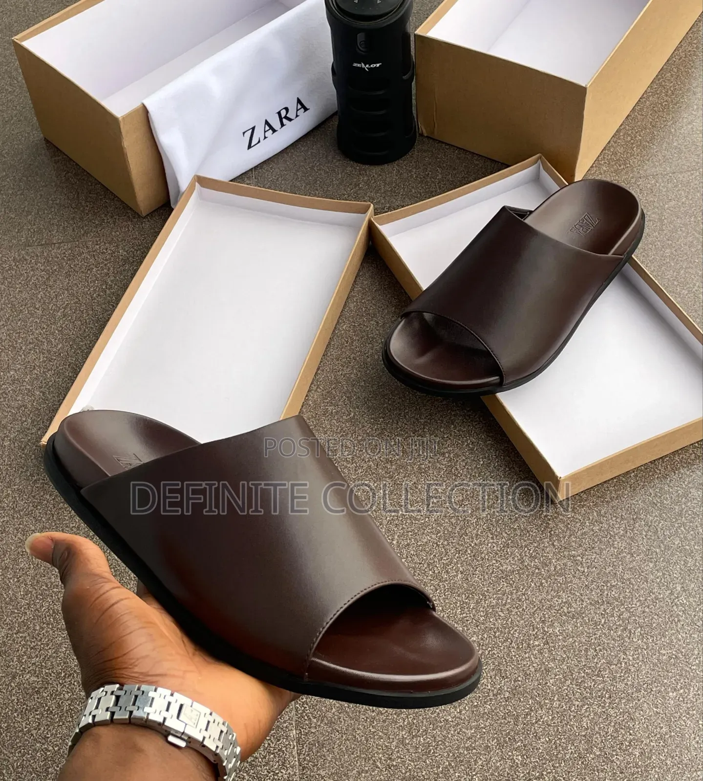 Luxury Leather Zara Slippers