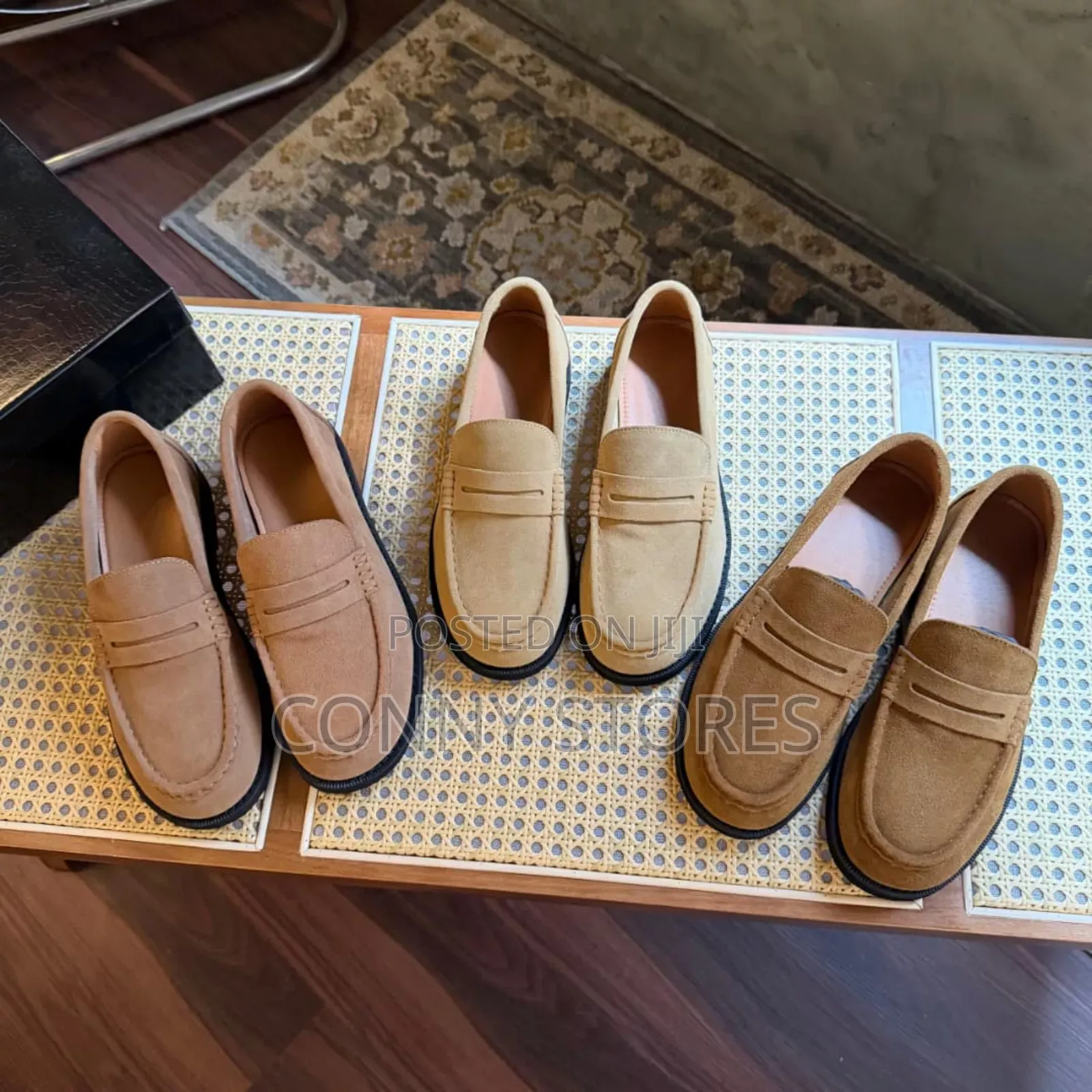 *The Brown Split Suede Loafers
