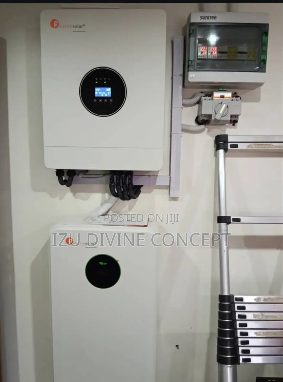 8kva Inverter Setup and 10kwh Lithium Battery Backup