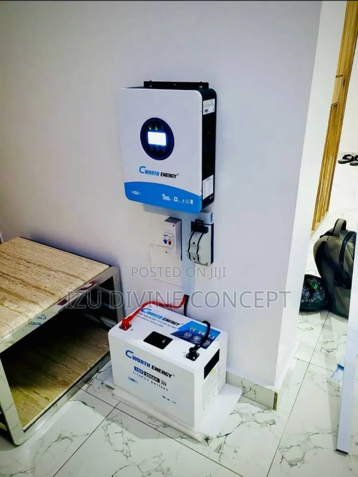 4.2kva Inverter Setup and 200amps Battery Backup