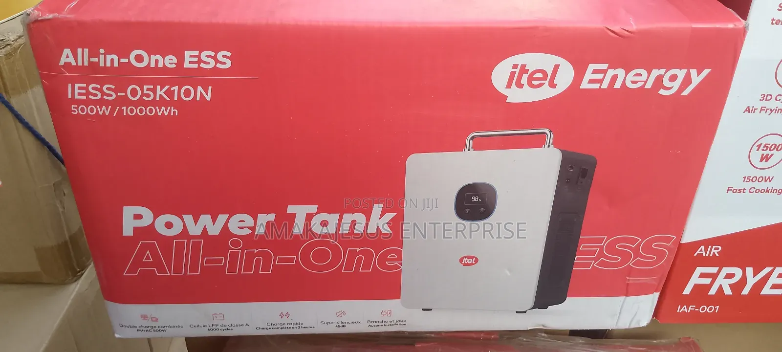 Itel Energy 500w Inverter Power Battery All-in-One Solar Power
