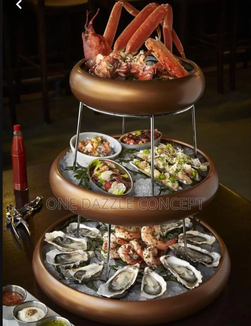 3tier Seafood Display Stand