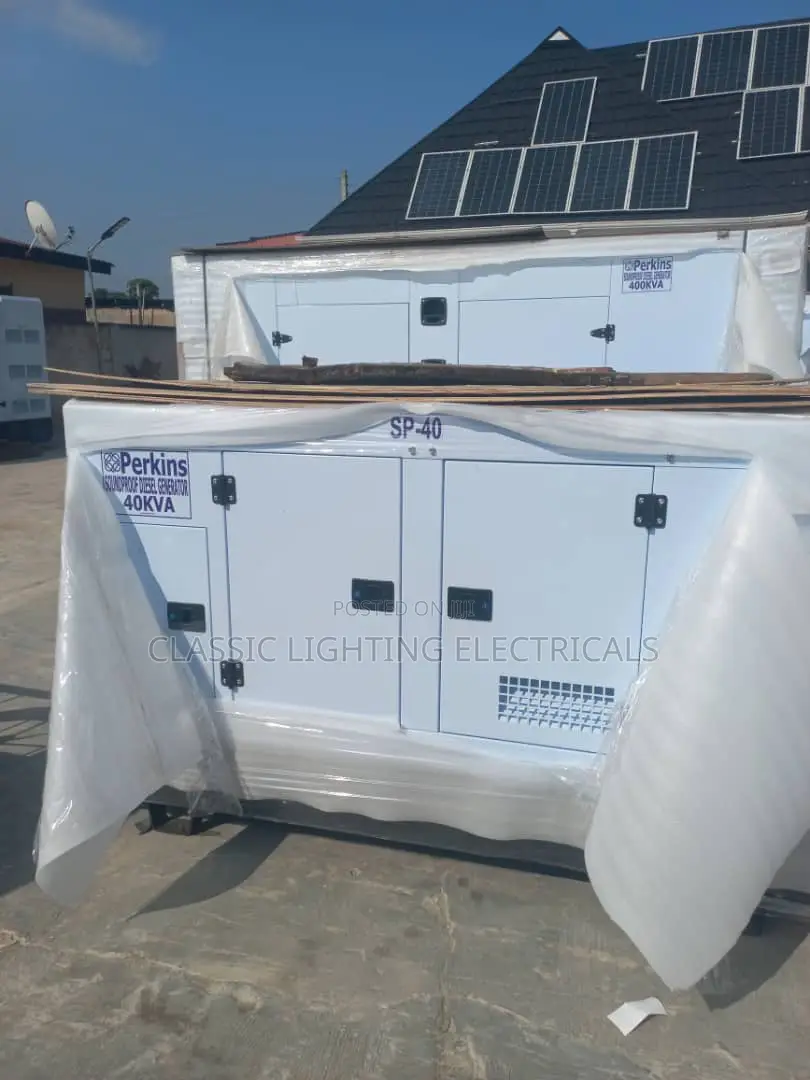 40kva Perkins Soundproof Generator 40kva With 100% Copper