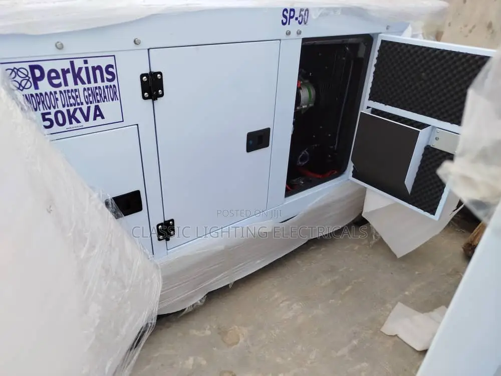 50kva Perkins Soundproof Generator 50kva With 100% Copper