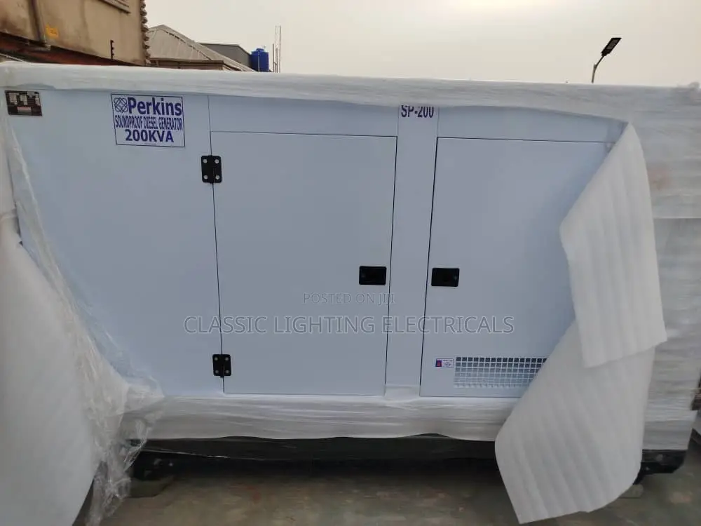 Brand New 200kva Perkins Soundproof Generator Diesel 100% Copper