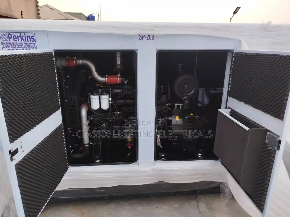 Brand New 200kva Perkins Soundproof Generator Diesel 100% Copper