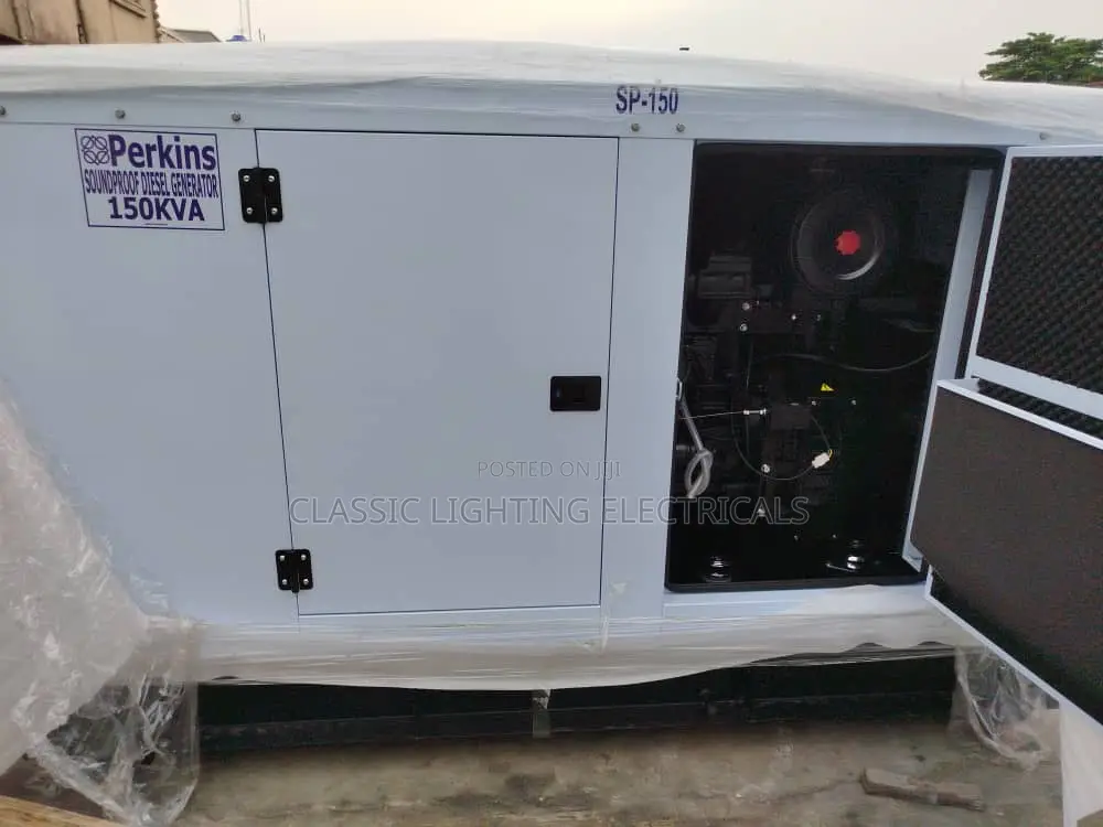Brand New 150kva Perkins Soundproof Generator Diesel 100% Copper