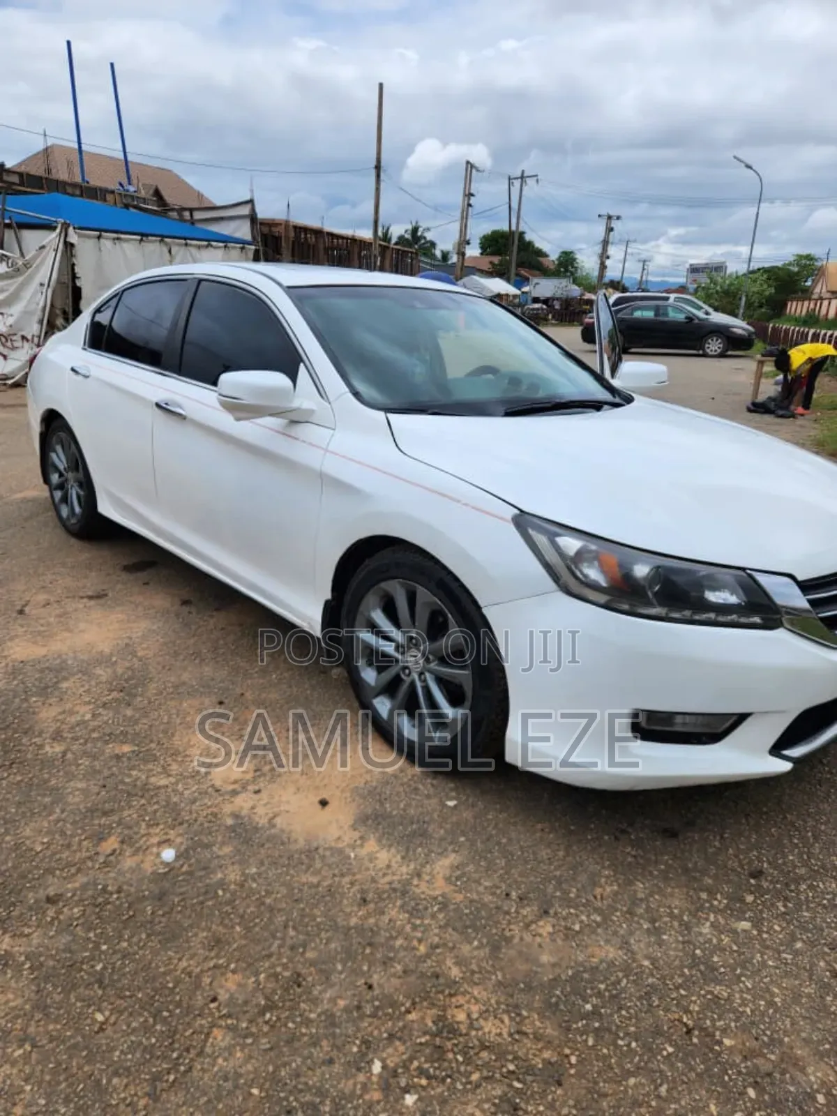 Honda Accord EX-L V-6 4dr Sedan FWD (3.5L 6cyl 6A) 2013 Off white