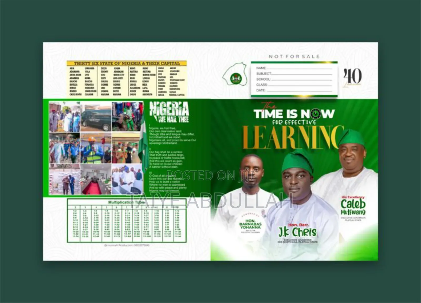Customized Exercise Book