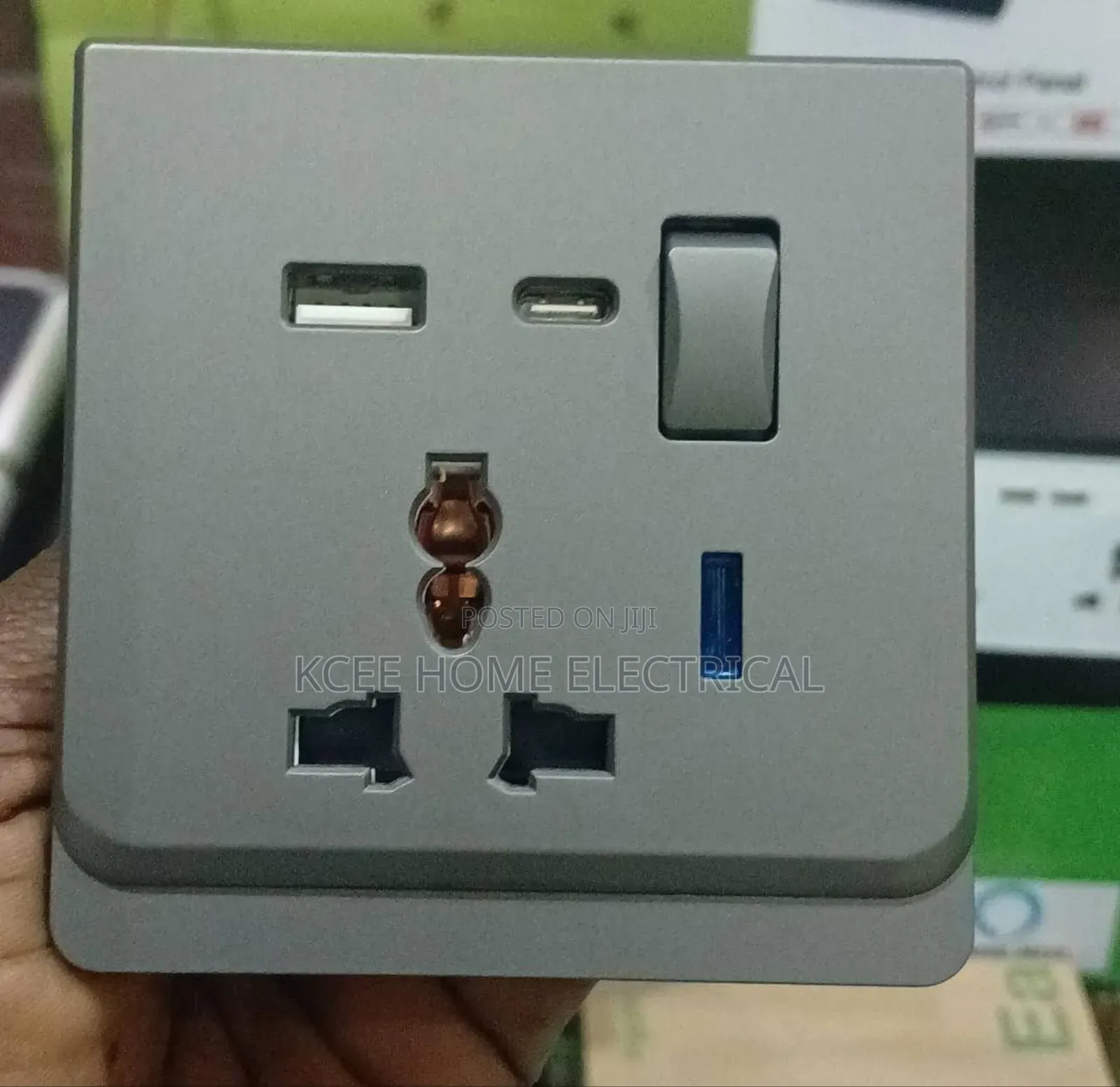 Premium 1 Gang Skin Texture Wall Switch – Stylish & Durable