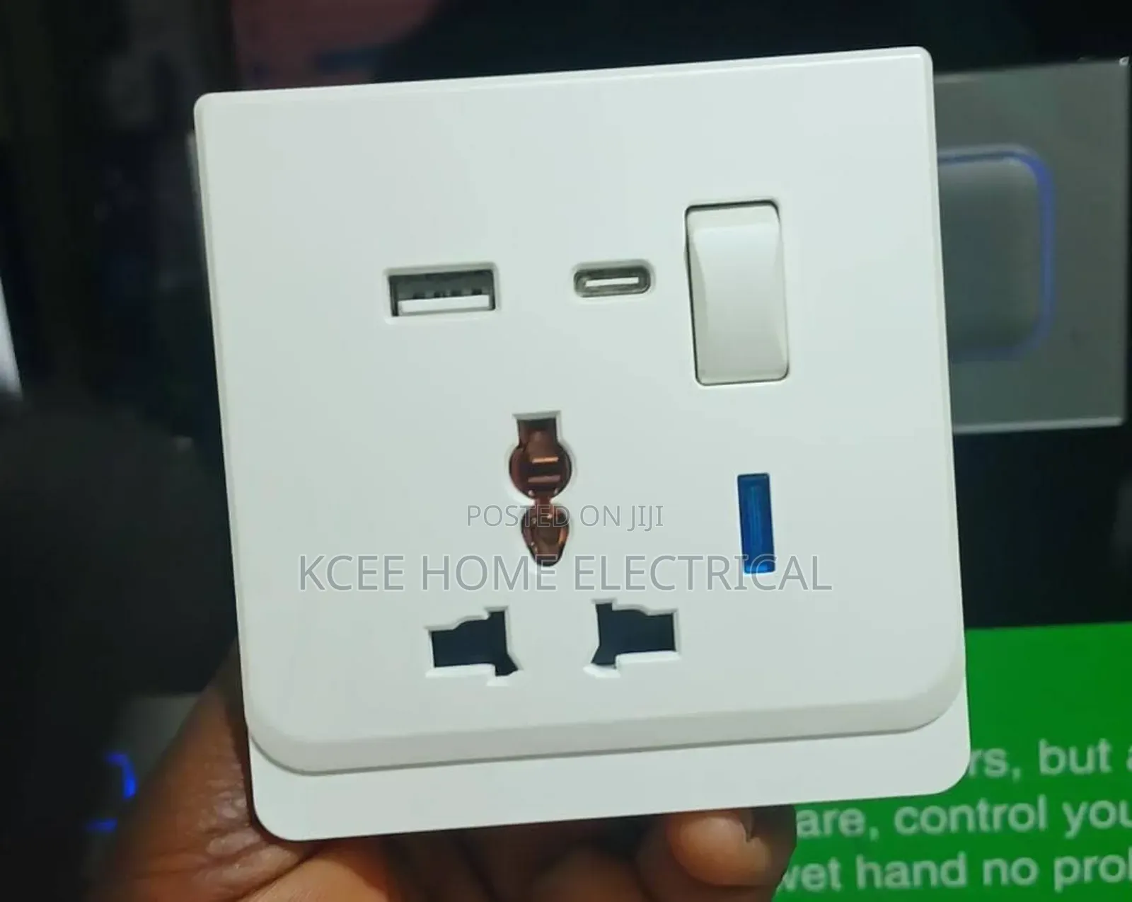 Premium 1 Gang Skin Texture Wall Switch – Stylish & Durable