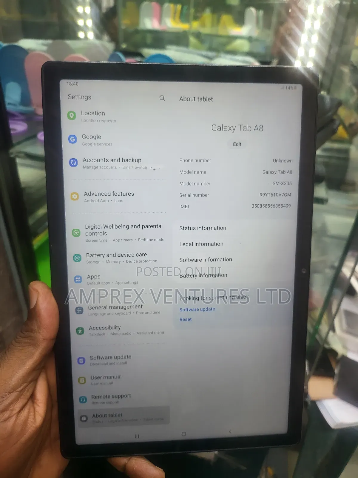Samsung Galaxy Tab A8 10.5 (2021) 32 GB Gray